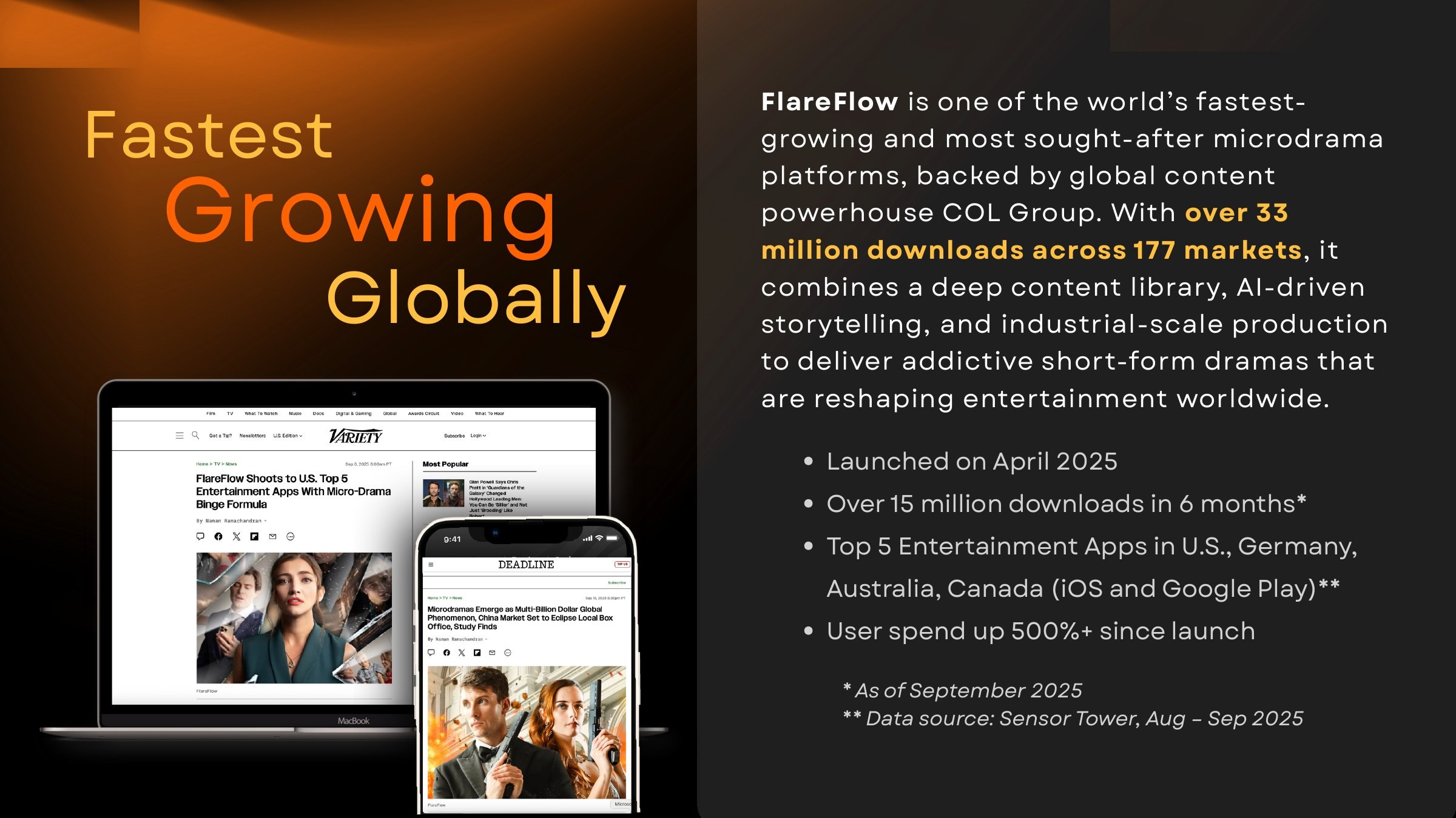FlareFlow global platform growth